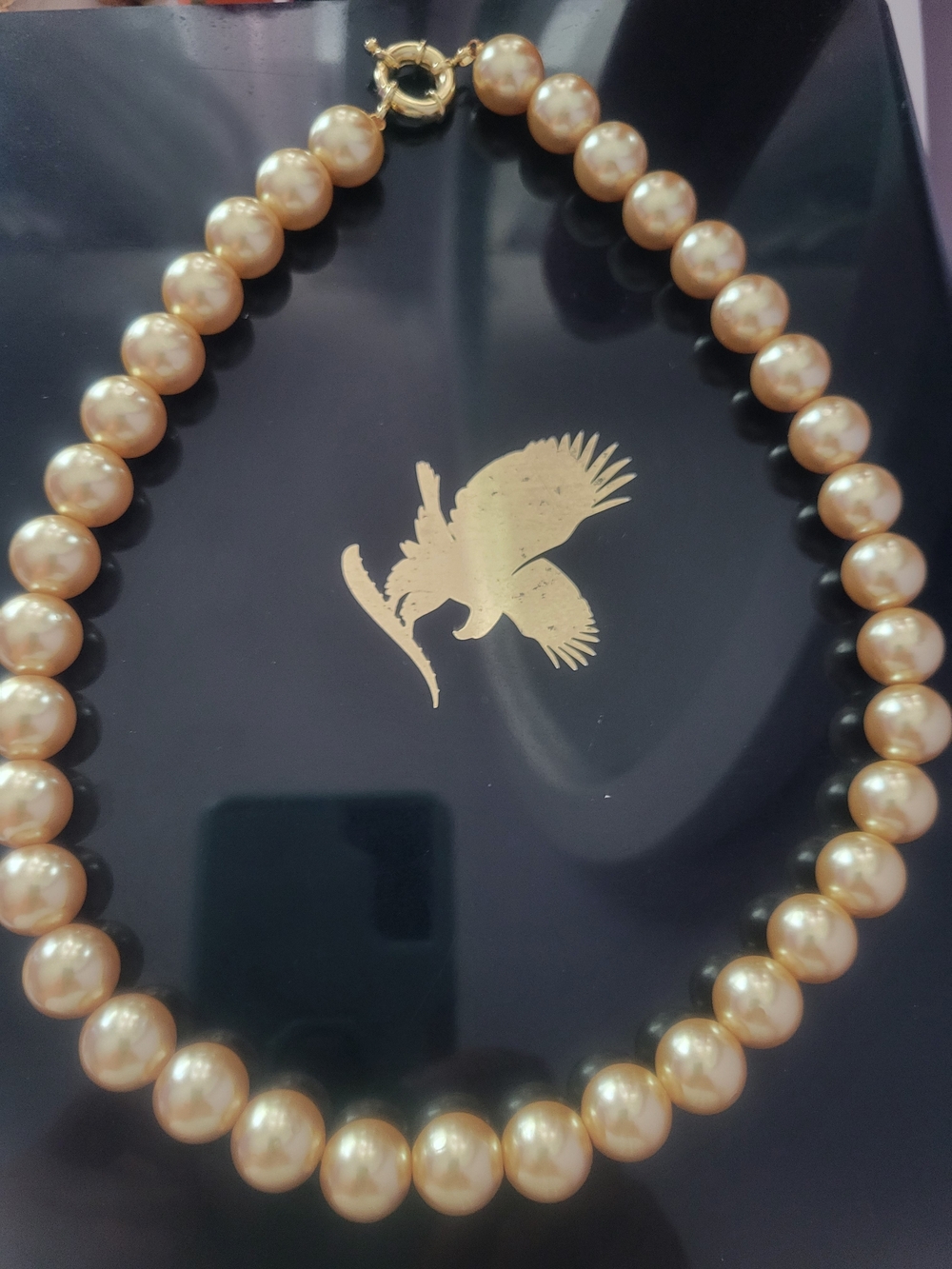 Classic Champagne Pearl Necklace - Women Jewelry